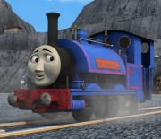 Pociąg PAN HANDEL lokomotywa tory drewniane plastik Tomek i Przyjaciele