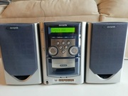 Wieża AIWA CX-LM101EZ kaseta/ CD/ AUX/ bluetooth/ pilot, stan perfekt!