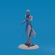 Figurka Zhongli z Genshin Impact