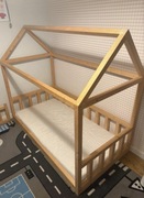 Łóżko domek z materacem