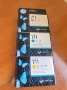 Zestaw kolorowych tuszy HP Designjet 712