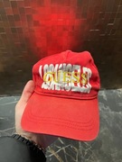 Vintage Czerwona Czapka Guess Los Angeles One Size Regulowana