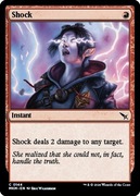 MTG - Shock x4 (KOMPLET) - Murders of the Karlov Manor - Magic