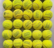 Piłki tenisowe 25 sztuk Wilson, Tretorn, Babolat, Dunlop stan super