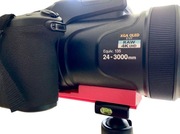 Nikon P1000 P1100 Quick Release Plate kolor czarny mocowanie statyw