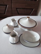  Porcelana Bawaria kobalt i złoto 