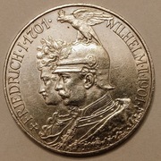 Prusy 5 marek 1901 r. - srebro 
