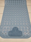 Mata antypoślizgowa do wanny prysznica silikonowa niebieska 70x41cm