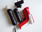 ZESTAW PS3 MOVE Move + Navigator + kamerka + GUN