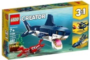 LEGO 31088 Creator 3w1 Morskie Zwierzęta Rekin plus torba Lego gratis