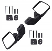 WOOSTAR Lusterko boczne z elementami dystansowymi, śruby UTV Polaris