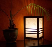 |Ręcznie robiona lampa shoji