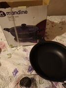 Patelnia wok elektryczna mandine