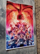 plakat na płótnie z filmu stranger things