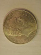 5 lirów 1878r. Piękna replika bita w wsrebrze.