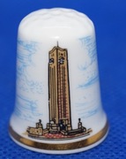 Naparstek Kolekcjonerski Porcelanowy Coalville Clock Tower