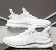 Buty adidasy siatka lekkie męskie białe