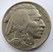 USA 5 centów five cents LIBERTY 1936 - obiegowa