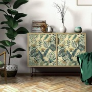 Folia dekoracyjna samoprzylepna Neukids zielone liście 2 rolki 40x250cm