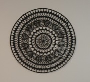 Duża mandala szydełkowa 50 cm