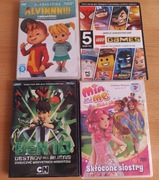 ZESTAW 3 BAJEK NA DVD DLA DZIECI + 5 GIER LEGO MARVEL DEMO "GRATIS!!! "