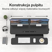 ERGOMAKER Konwerter biurko stojące, 91 x 40 cm