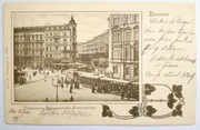 WROCŁAW Breslau Sonnenplatz elektr. tramwaj 1902  