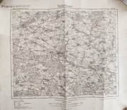 Oryg niemiecka mapa Messtichblatt Oels Oleśnica 1919r Freiexamplar 