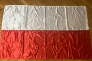 Flaga POLSKA biało-czerwona 90x145 cm