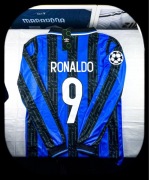 (L) RONALDO NAZARIO 9 INTER MEDIOLAN 97/98 LIGA MISTRZÓW RETRO LONG SLEEVE