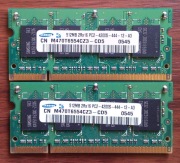 Pamięć RAM Samsung 1GB (2x512MB) DDR2 PC2-4200S Laptop