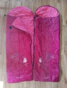 Zestaw dwóch śpiworów Quechua S10 JUNIOR - Używane stan dobry