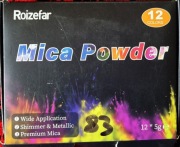 Barwnik, mika w proszku 12szt/5g