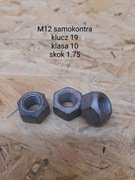 Nakrętki M12,  samokontrujące 