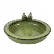 Poidło poidełko dla ptaków Karmnik na ziarno wodę Ceramiczne 