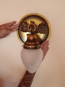 Lampa i kinkiet w starym stylu firmy Kemart, stan idealny.