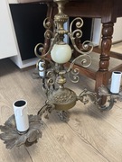 Żyrandol 3 ramienny Mosiężny