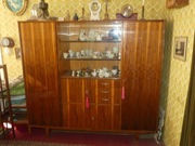 Kredens PRL szkło, dobry stan