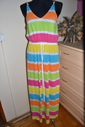 8^ george letnia  sukienka z dzianiny paski 40/42