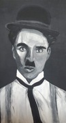 Obraz akrylowy  "Charlie Chaplin"