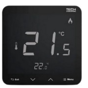 Sterownik Regul Tech R-8pb Plus Czarny podtynkowy od Ręki