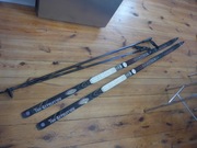 Narty biegowe Fischer The Revolution dł. 177 cm z kijkami  LEKI 145 cm