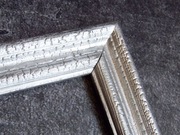 Opalona rama do obrazu lustra na zamówienie ... Chrom