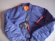 Alpha Industries MA-1 Night Purple Kurtka typu Bomber Flyers Flek L