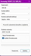 Pamięć micro SONY 512GB.