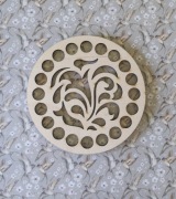 Baza dno koszyka spód koło 10cm makrama wzór 1kosz10