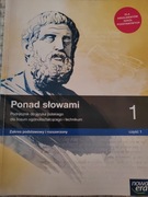 Ponad słowami 1 część 1 podręcznik do języka polskiego liceum i technikum 