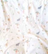 zwierzęta pościel dla dziecka, bawełniana pościel dziecięca, boho pościel