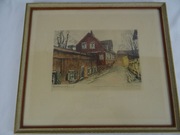 Obraz "Uliczka", grafika barwna