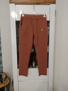 Spodnie dresowe bawełniane ceglane ,MEGI